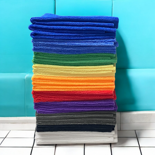 rosaliehill microfibertowel whiteforce colorline 40×40 (5枚入) 300GSM
